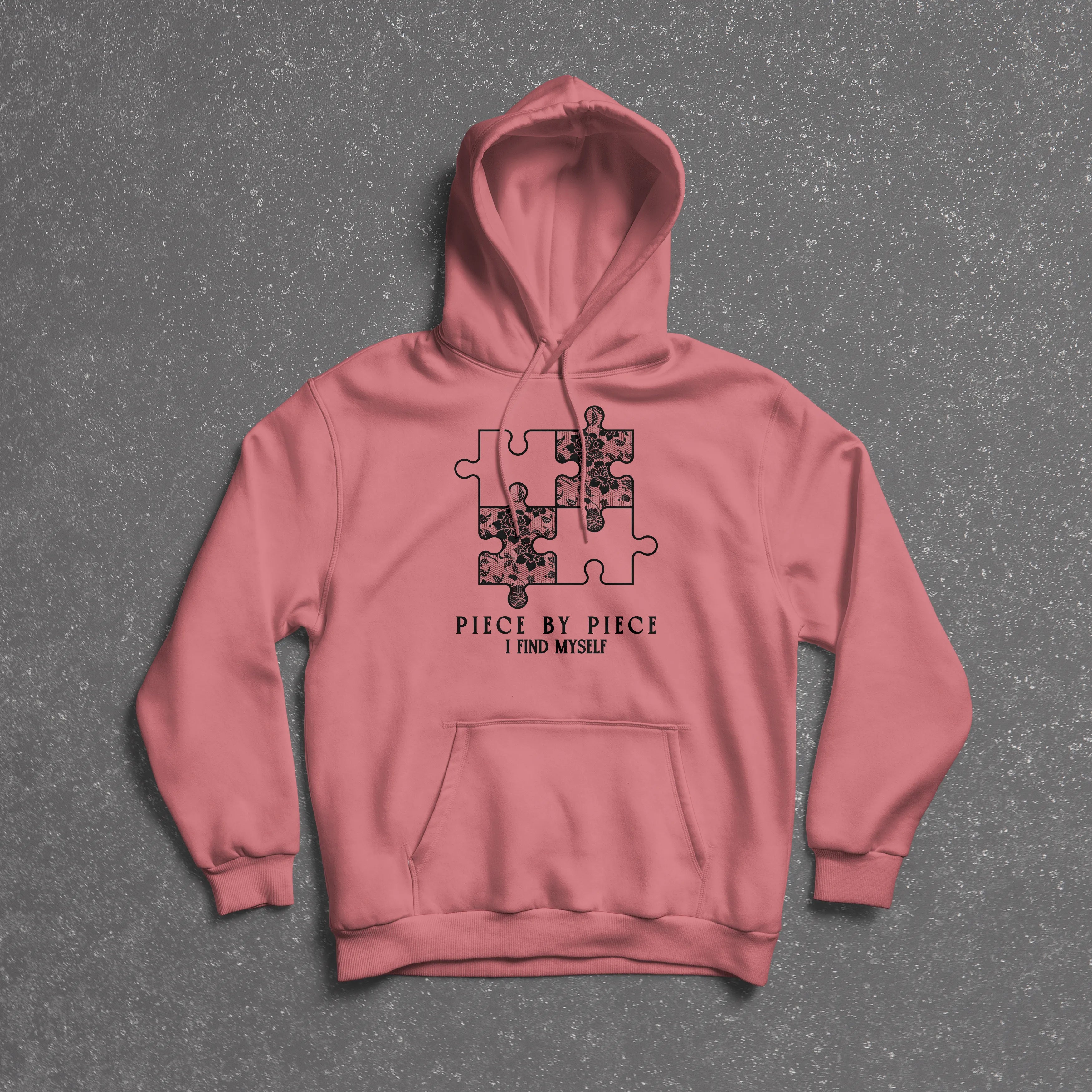 Piece By Piece Puzzle Design Hoodie