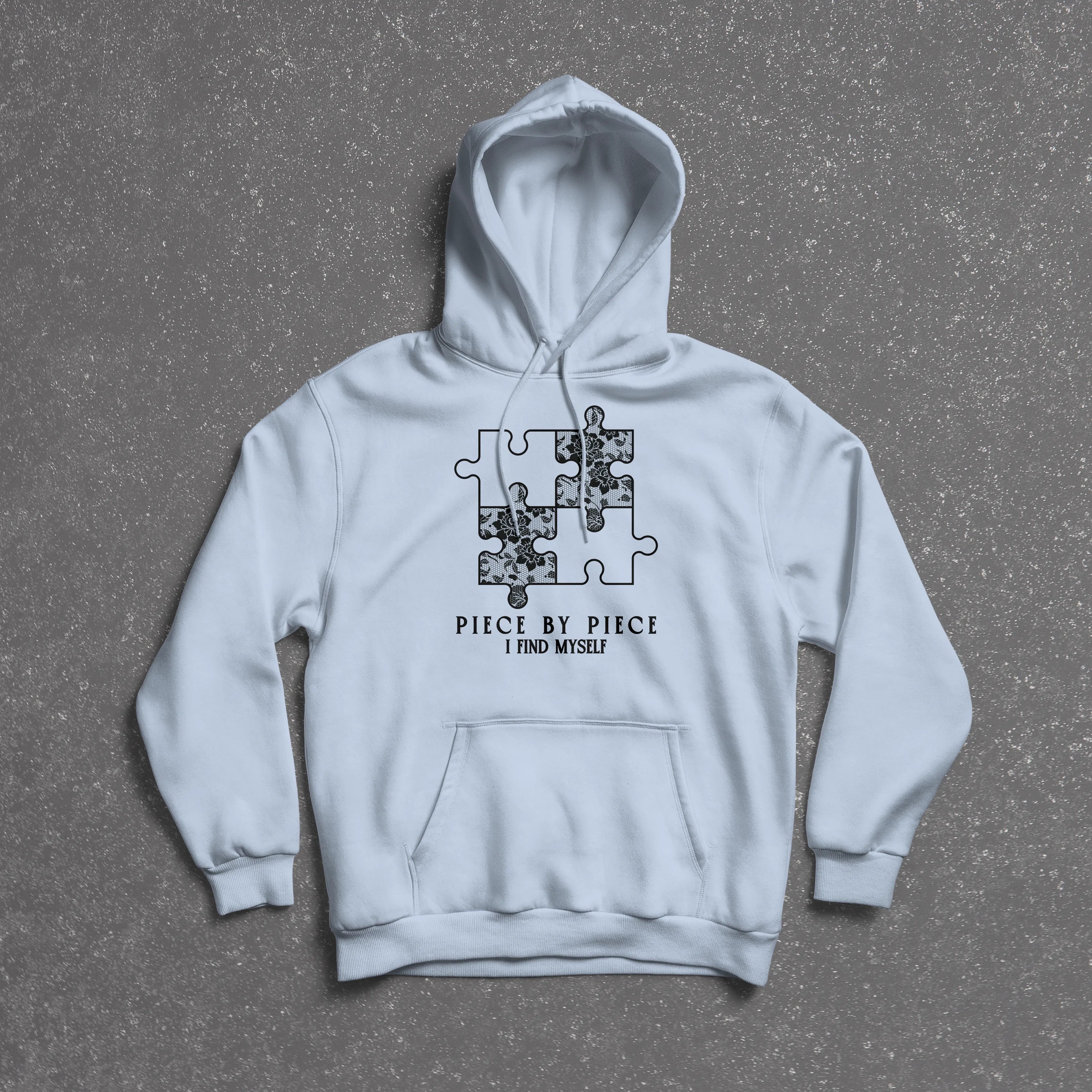 Piece By Piece Puzzle Design Hoodie